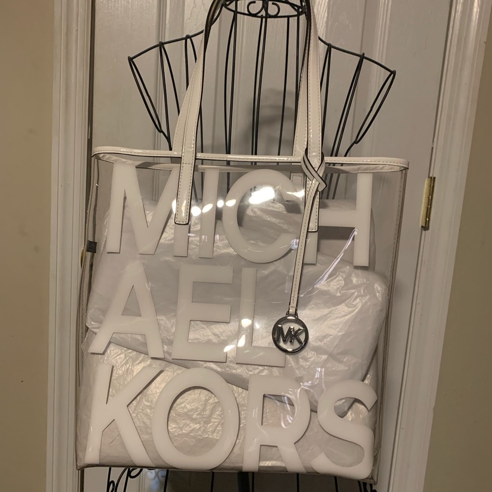 Michael Kors clear tote
